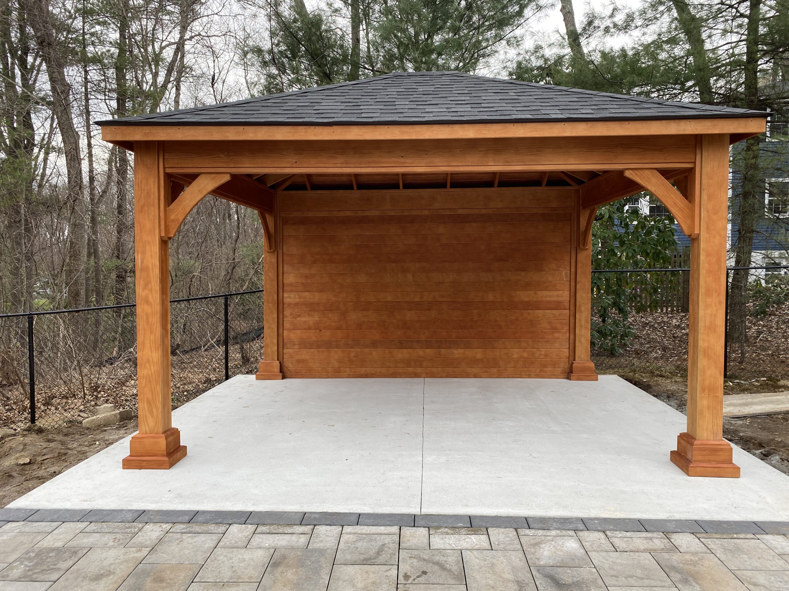 Traditional Wood Hip Pavilion - Image 6