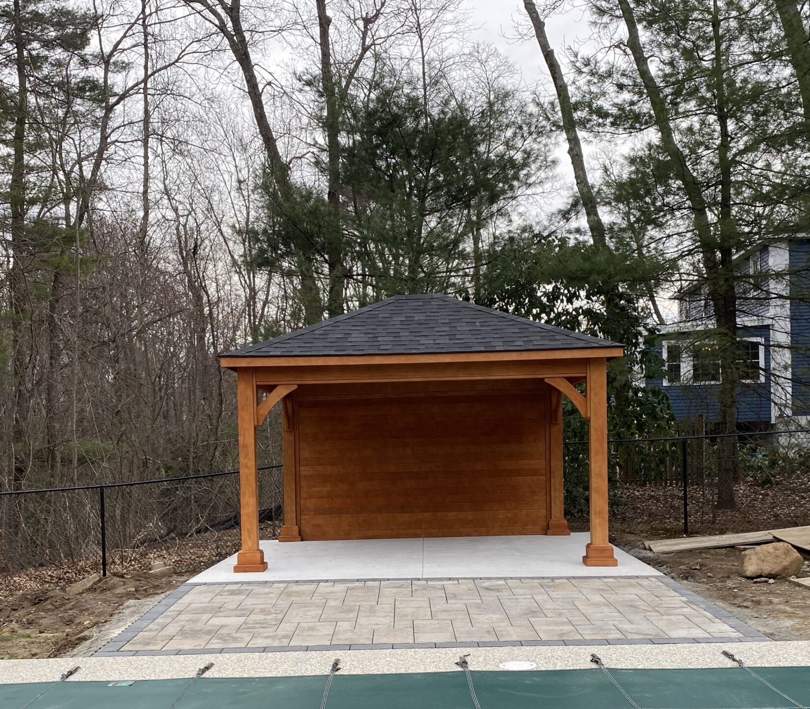 Traditional Wood Hip Pavilion - Image 3