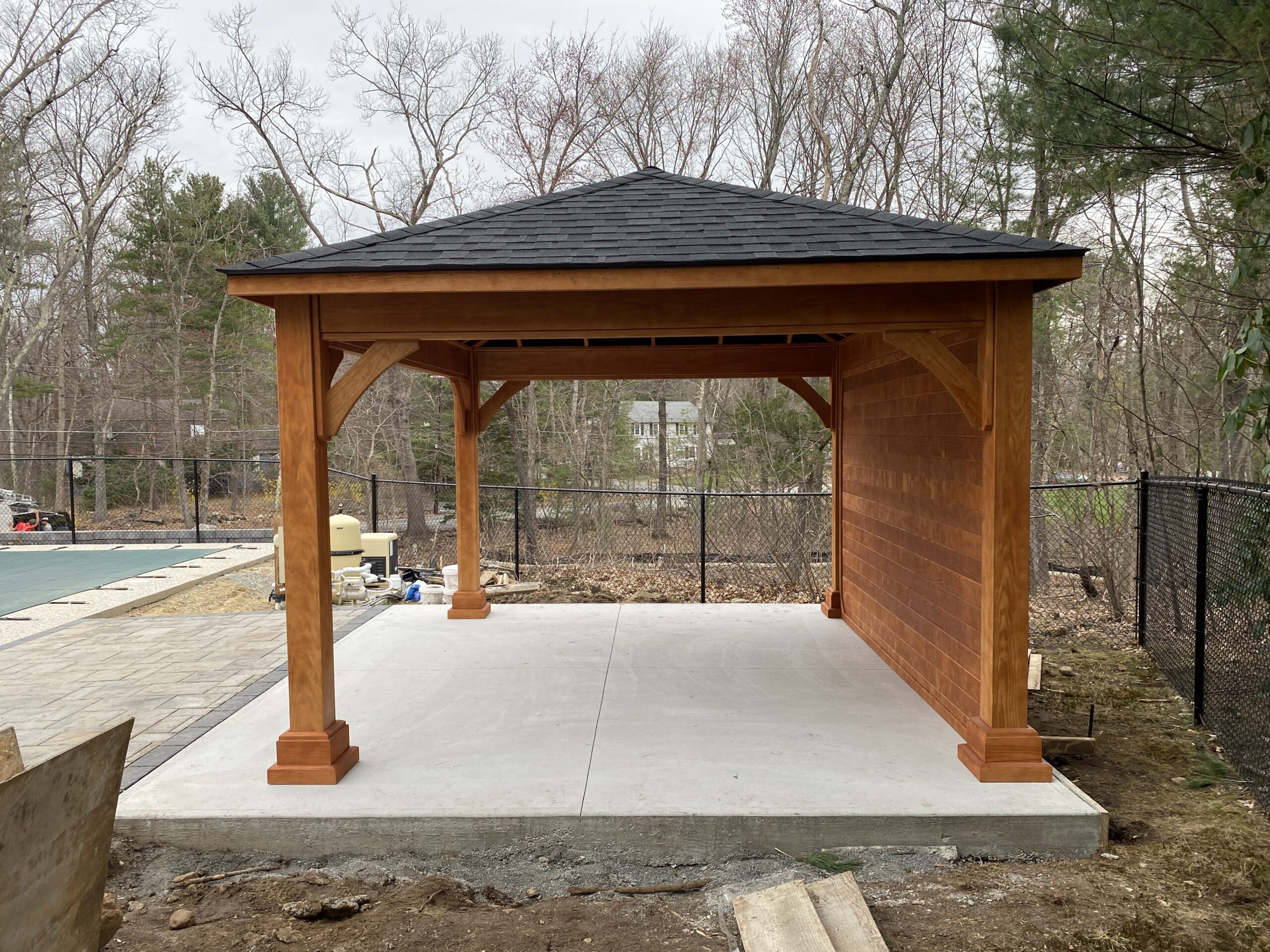 Traditional Wood Hip Pavilion - Image 2